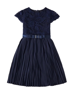 Кружевное платье, темно-синий Patachou