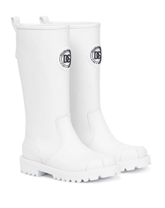 Кожаные сапоги, Bianco Dolce & gabbana kids