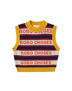 Жилет с логотипом, разноцветный Bobo choses