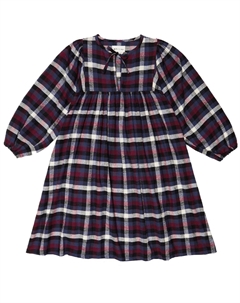 Платье из хлопка в клетку Rosa, Bleu Morley