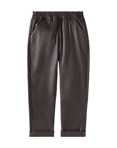 Прямые кожаные брюки Bobbie, Chocolate Leather Donsje