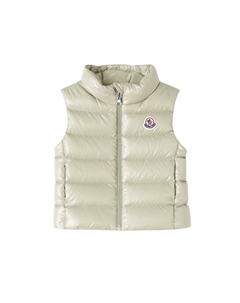 Жилет с логотипом Baby Ghany, Lime Green Moncler enfant
