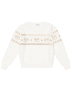 Свитер интарсии из коллаборации с Chiara Ferragni, Panna Monnalisa