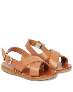 Кожаные сандалии Adeline, Caramel Bonpoint