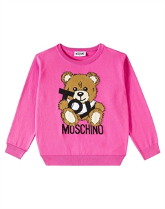 Хлопковый свитер, Azalea Pink Moschino kids