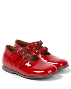 Балетки из лакированной кожи, Rosso Pèpè