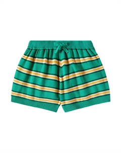 Полосатые хлопковые шорты, Emerald Tinycottons