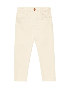 Брюки из хлопкового твила Baby Bandy, Vanille Bonpoint