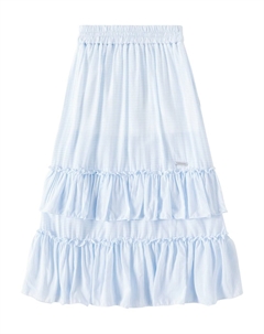 Юбка с оборками, Panna+Multicolor Monnalisa