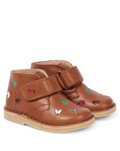 Вышитые кожаные сапоги, Cognac Petit nord