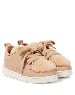 Кожаные кроссовки Sandor, Beige Leather Donsje