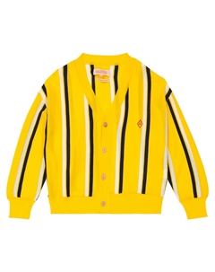 Кардиган в полоску енота, желтый The animals observatory