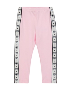Леггинсы Logomania из коллаборации с Chiara Ferragni, розовый Monnalisa