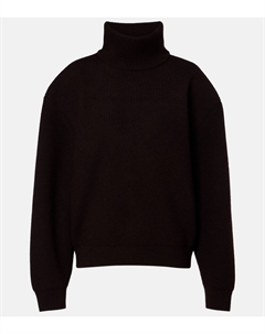 Шерстяной свитер с высоким воротом, Ebene Saint laurent