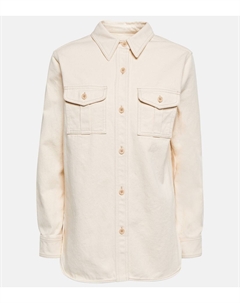 Джинсовая рубашка Eden, экрю Isabel marant