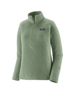 Женский флисовый свитер с застежкой-молнией на вороте r1, Ellwood Green Patagonia