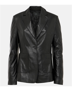 Кожаный блейзер, черный Joseph