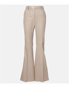 Расклешенные брюки из кожи Тафира, Escargot Joseph