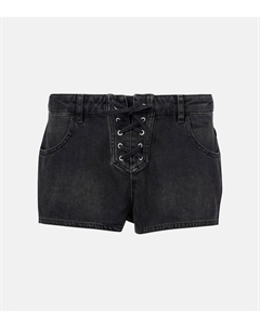 Выцветшие джинсовые шорты Delma, Faded Black Isabel marant