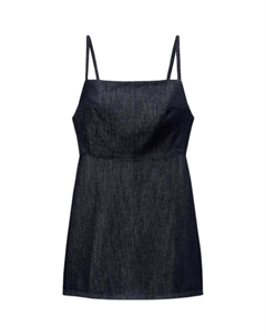 Trf Платье-комбинация женское, синее Zara