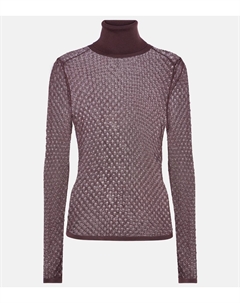 Кружевной топ, бордовый Chloe