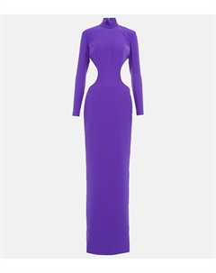 Креповое платье с вырезом, фиолетовый Mônot