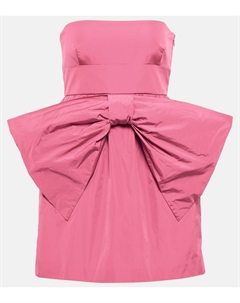 Мини-платье с бантом, розовый Red valentino