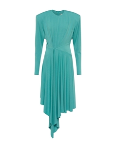 Платье миди из драпированного джерси, Cool Mint Alexandre vauthier