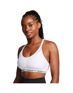 Бюстгальтер Crossback Low Impact Bra, белый/черный Under armour