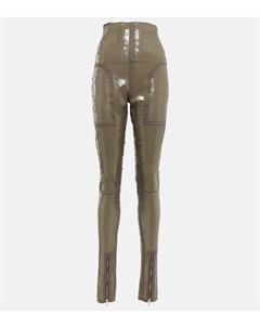 Леггинсы Dirt Waist с отделкой, Dust Rick owens