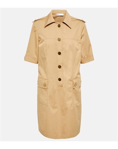 Платье-рубашка из хлопка, Safari Sand Tory burch