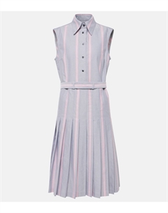 Платье миди из хлопка, Rwbwht Thom browne