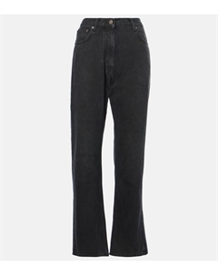 Прямые джинсы Ryley с высокой талией, черный The row