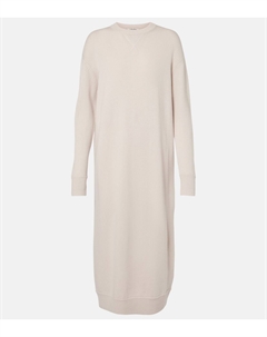 Платье-свитер из шерсти и кашемира, бежевый S max mara