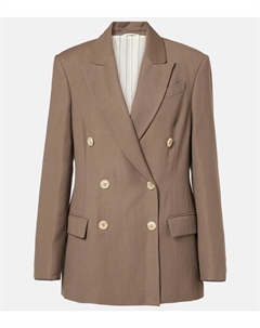 Двубортный блейзер, Cacao Brunello cucinelli