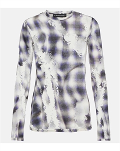 Клетчатый прозрачный топ деворе, Blue Print Y / project