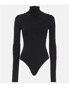 Боди Thea из смесовой шерсти, черный Khaite