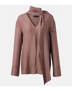 Шелковая блузка с принтом в виде шарфа, Ruby Combo Joseph