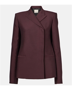 Блейзер Silvannah из шерсти и шелка, Almandine Khaite