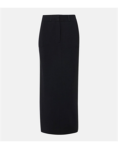 Трикотажная юбка макси со средней посадкой, черный Joseph