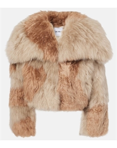 Куртка-бомбер из овчины, бежевый The attico