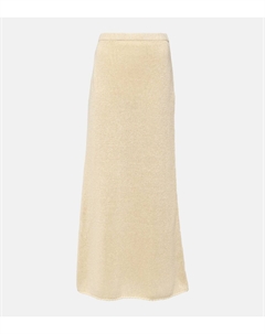 Юбка макси из трикотажного шелка Fumaia, Bisque The row