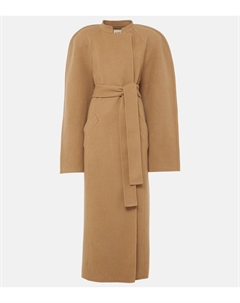 Шерстяное пальто Rothen, кэмел Khaite