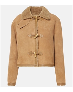 Замшевая куртка Benoite на подкладке из овчины, кэмел Nili lotan