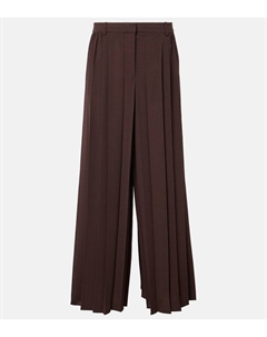 Широкие брюки-клеш из плиссе, Ebony Joseph