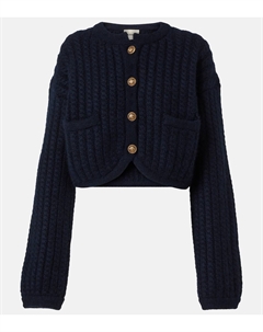 Кардиган Balser из кашемира и мохера, Midnight Navy Khaite