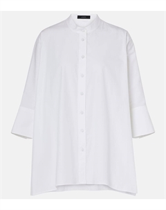 Рубашка свободного кроя из хлопкового поплина Congo, белый Joseph