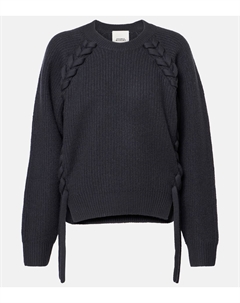 Плетеный шерстяной свитер Noelia, Anthracite Isabel marant