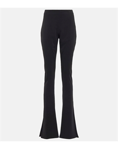 Расклешенные брюки с высокой талией, черный Mônot