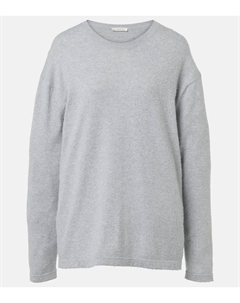 Хлопковая толстовка Kabira большого размера, Grey Melange The row